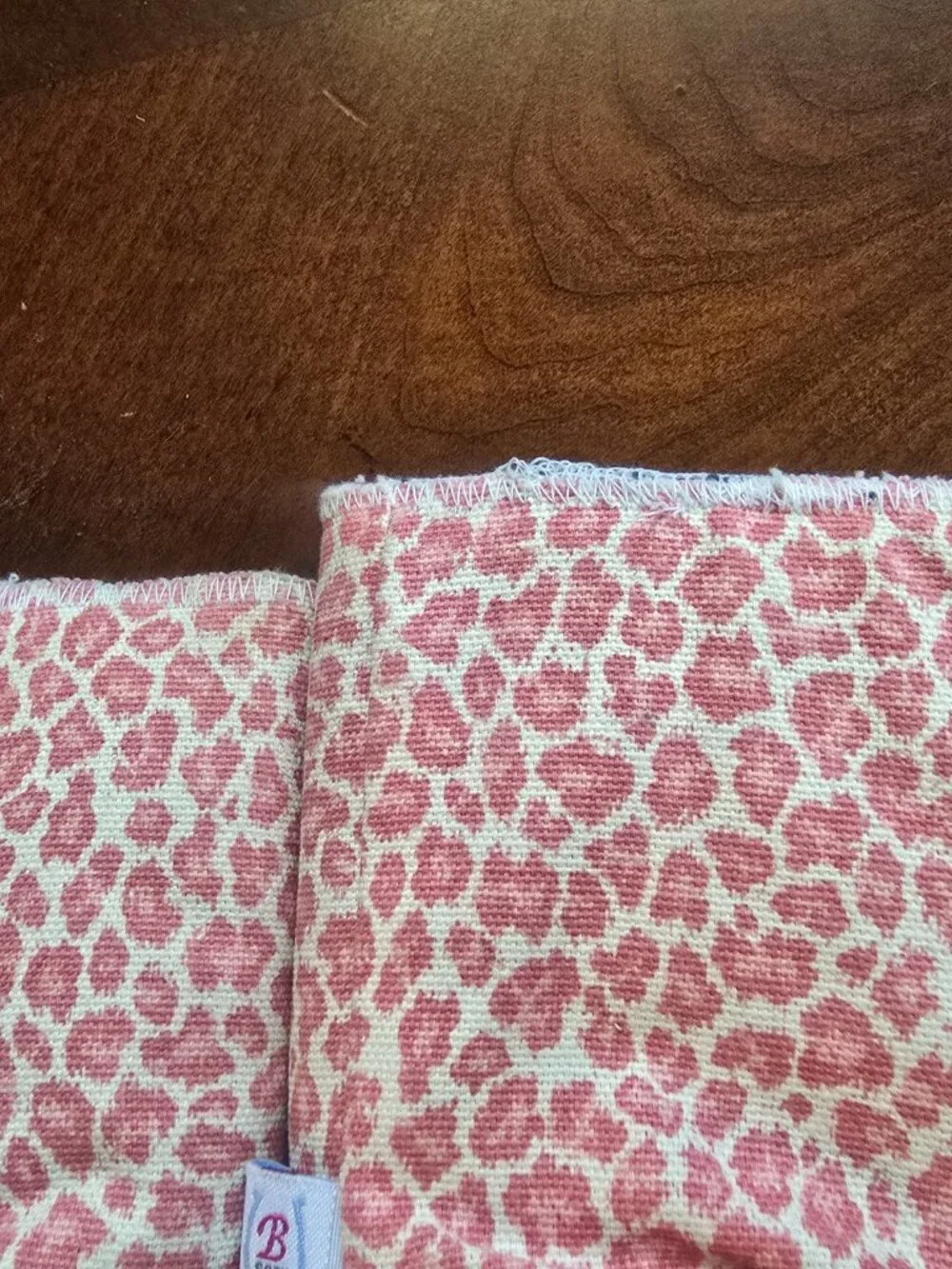 Lot of 4 B Cozy Animal Print Charitable Supports - Old Friends Equine